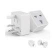 LDNIO Z4 6A Max Universal Travel Plug - 6A   White Fashion