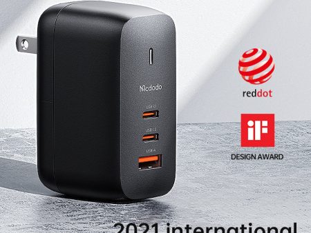 Mcdodo Convertible Reddot & If 65W GaN Dual Type-C + USB Fast Charger Online