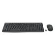 Logitech MK295 Silent Wireless Combo - 2.40GHz   Up to 10m   USB Wireless Receiver   Arb Eng   Black - Keyboard & Mouse Combo Online now