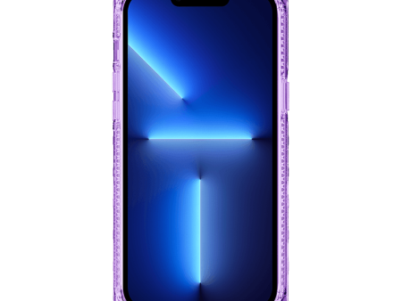 Itskins Supreme Magclear Cover - Apple iPhone 13 Pro Max   Light Purple And Light Purple Print on Sale