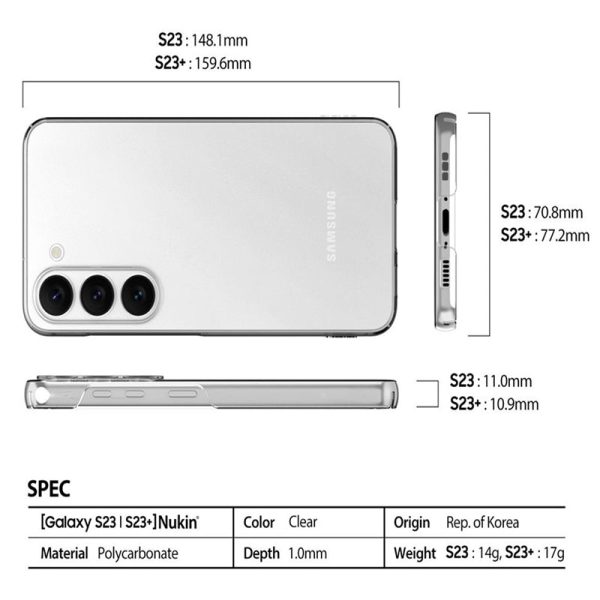 Araree Nukin Case For Samsung Galaxy S23 - Clear Discount