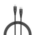 RavPower Charging Cable - Type-C   Lightning   2m   Nylon Black For Sale