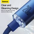 Baseus Crystal Shine Cable Type-C To Lightning Fast Charging Cable  - 20W - 1.2M   Blue Online