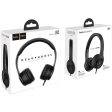 Hoco Headphones W21 Graceful Charm Wired Headset With Mic - Black on Sale