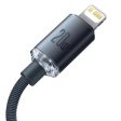 Baseus Crystal Shine Cable Type-C To Lightning Fast Charging Cable - 20W   2M   Black For Cheap