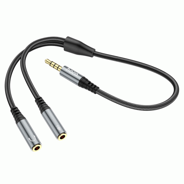 Hoco audio adapter Input Cable - 3.5mm   Black Sale