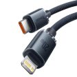 Baseus Crystal Shine Cable Type-C To Lightning Fast Charging Cable - 20W   2M   Black For Cheap