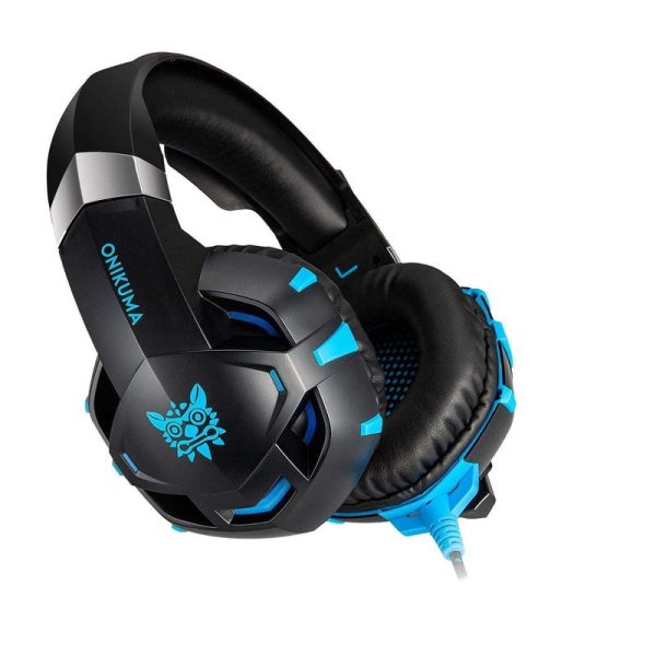 Onikuma K2 PRO Elite Stereo Gaming Headset - 20Hz-20KHz   50mm   Blue Online Hot Sale