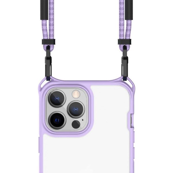 Itskins Hybrid Sling Case - Apple iPhone 13 Pro   Light Purple And Transparent For Sale