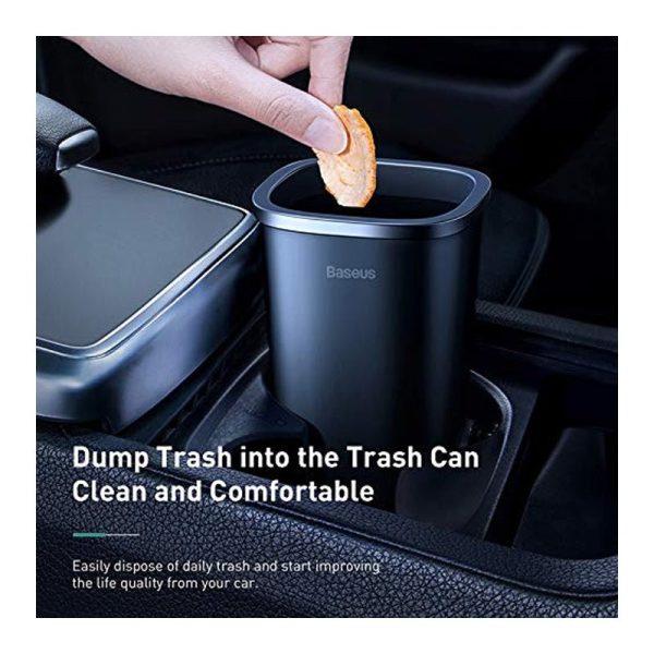 Baseus Car Trash Bin Auto Organizer Car Trash Can - 800 ml   Black Online Hot Sale