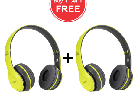 P47 Wireless Headphone - Bluetooth 4.2   Wireless   Green - Bundle Offer Online now