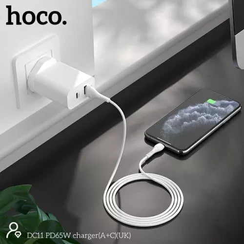 Hoco PD 65W High Power Dual Port 1A1C Fast Charger Sale