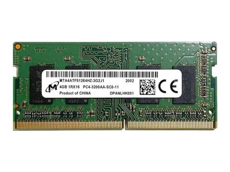 Micron Notebook Memory Module - 4GB   DDR4   260-pin   3200MHz   Open For Sale