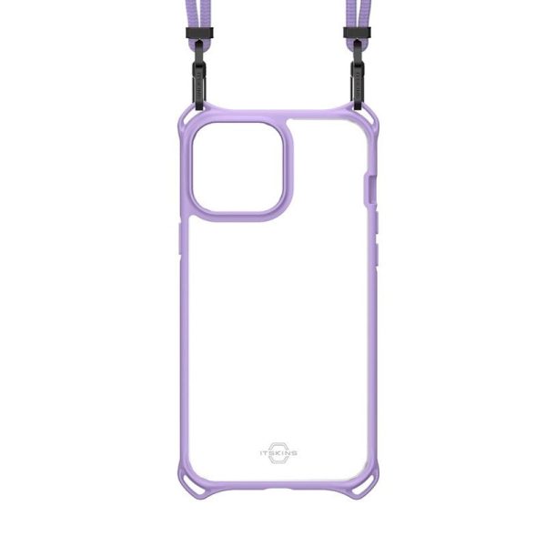 Itskins Hybrid Sling Case - Apple iPhone 13 Pro Max   Light Purple And Transparent Online Sale