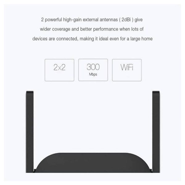 Xiaomi Wi-Fi Range Extender Pro - 300 Mbps   2.40GHz   Black Online