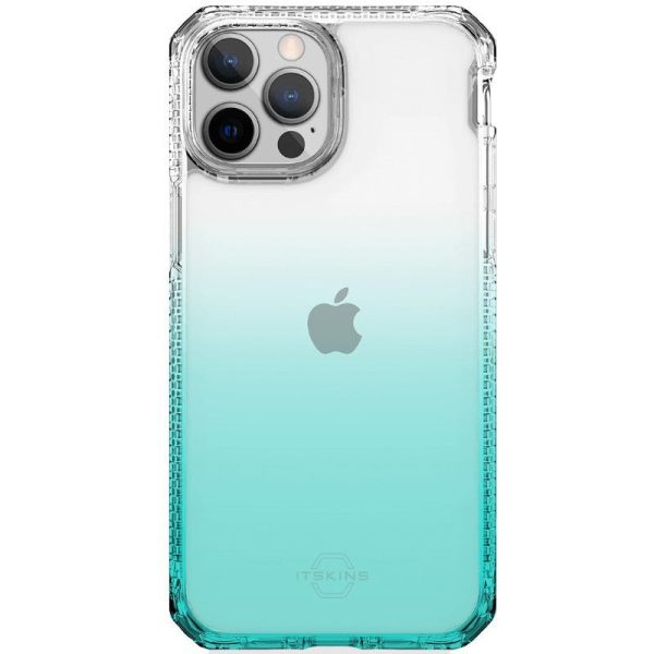 Itskins Hybrid Ombre Cover - Apple iPhone 13 Pro   Teal Hot on Sale