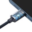 Baseus Crystal Shine Cable Type-C To Lightning Fast Charging Cable - 20W   2M   Black For Cheap