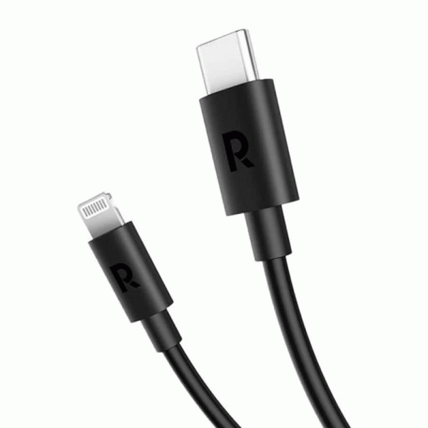 RAVPower TPE Type-C to Lightning Charging Cable - 0.3 Meter   Black Cheap