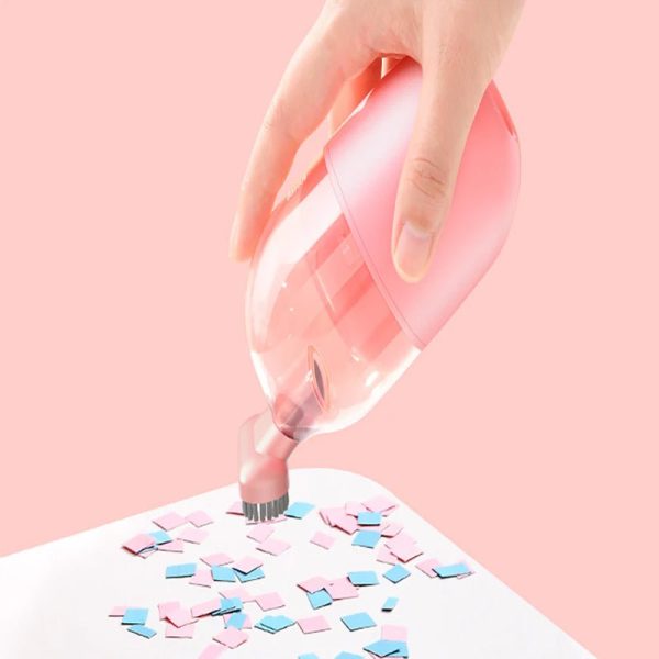 Baseus C2 Desktop Capsule Vacuum Cleaner - 1000pa Suction   Pink Online