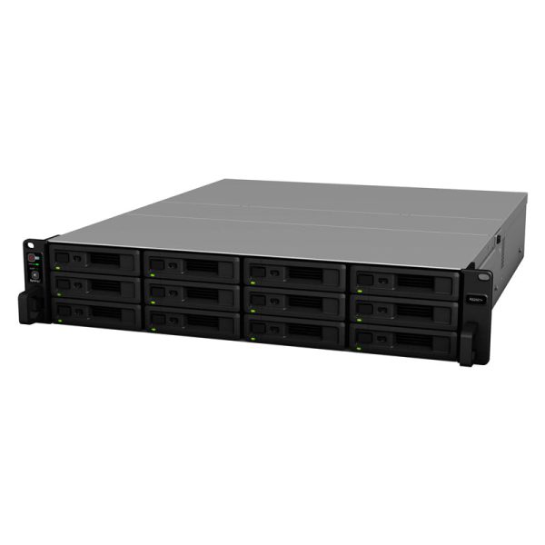 Synology RackStation RS2421+ - 64TB   4x 16TB   SATA   12-Bays   USB   LAN   Rack (2U) Fashion