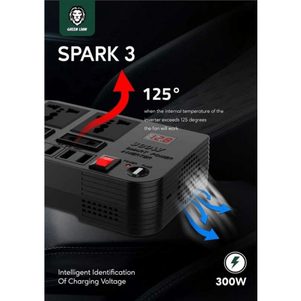 Spark 3 Power Inverter - 2 Way   USB   300W Hot on Sale