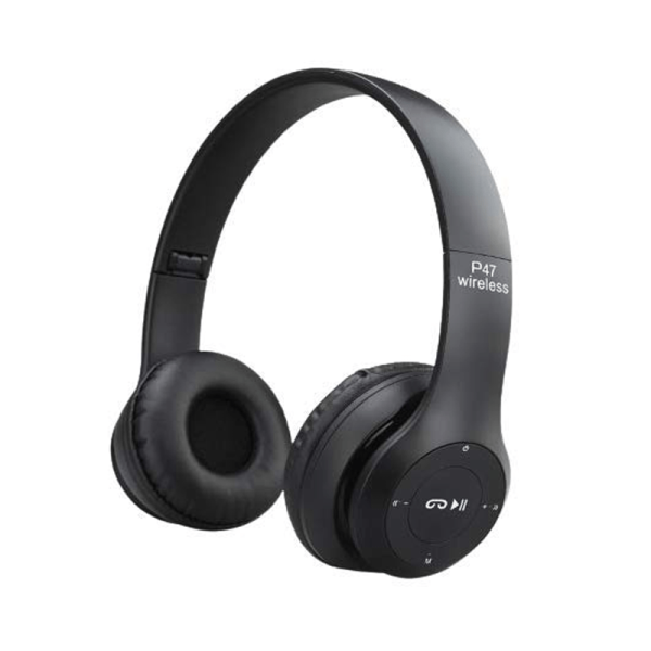 P47 Wireless Headphone - Bluetooth 4.2   Wireless   Black Discount