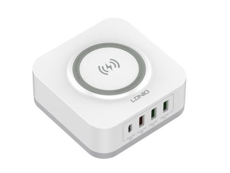 Ldnio 32W Desktop Wireless Fast Charging Station - 32W   PD+QC   White Online Hot Sale