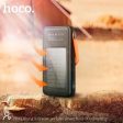 HOCO DB33 Solar Charging Portable Power Bank 30000mAh - Black Hot on Sale