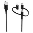 RAVPower RP-CB1033 3 in 1 cable Black Global Hot on Sale