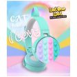 Cat CT-950 Unicorn Over-Ear Headphone - Bluetooth   Up To 10 Meter   Blue For Discount