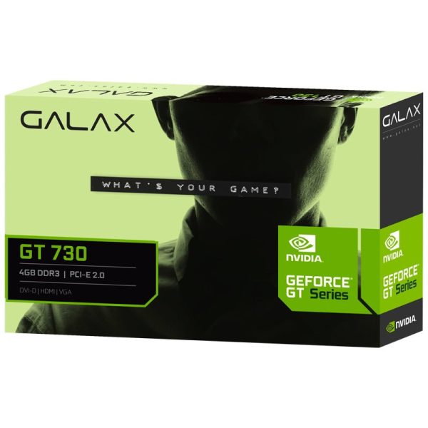 GALAX NVIDIA® GeForce® GT 730 Graphics - 4GB   DDR3   64-Bit   PCIe 2.0   D-Sub   HDMI   DVI-I Hot on Sale