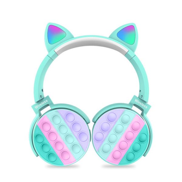 Cat CT-950 Unicorn Over-Ear Headphone - Bluetooth   Up To 10 Meter   Blue For Discount