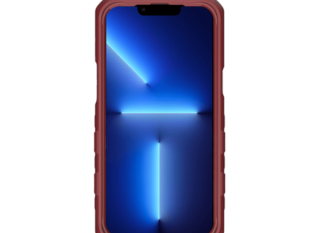 Itskins Supreme Solid For iPhone 13 Pro Max -Burgandy Red Discount