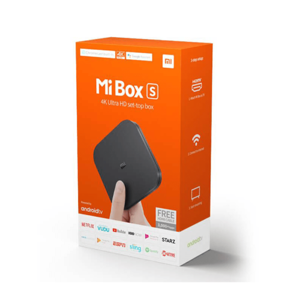 Xiaomi Mi Box S - 4K   8GB   Bluetooth   Black For Sale