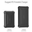 RAVPower Rugged Series 10050mAh Waterproof Portable Charger Power Bank - Black Online Sale