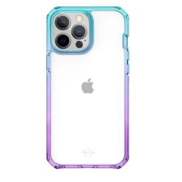 Itskins Supreme Prism Case - Apple iPhone 13 Pro Max   Light Blue And Light Purple Hot on Sale