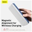 Baseus Magnetic Wireless Quick Charging Power Bank - 10000 mAh   20W   White Online Sale