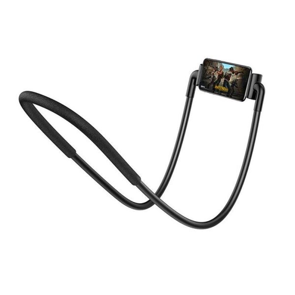 Baseus Flexible Neck Phone Holder Stand - Black Hot on Sale