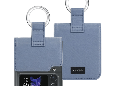 Araree Ring Diary Case For Z Flip 4 - Sky Blue Online Hot Sale