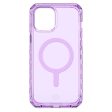 Itskins Supreme Magclear Cover - Apple iPhone 13 Pro Max   Light Purple And Light Purple Print on Sale