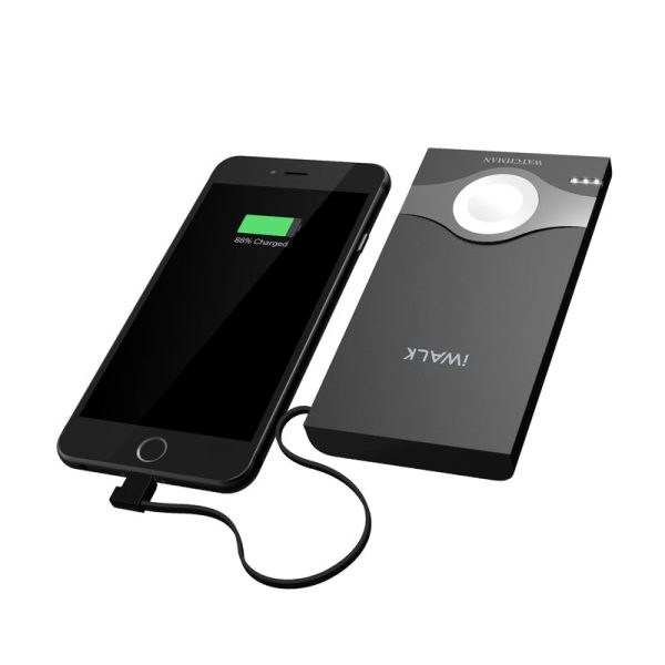 iWALK Watchman Ultra Slim Power Bank - 10,000mAh   Lightning   Black Fashion