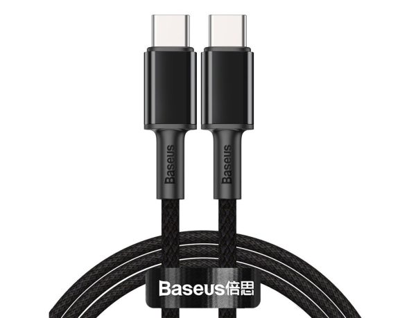 Baseus High Density Braided Fast Charging Data Cable -  Type-C   100W   2 Meter   Black Discount