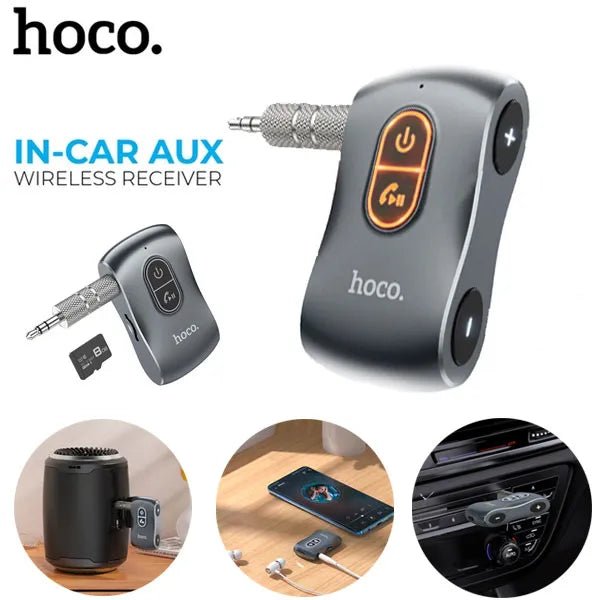 Hoco E73 Aux Wireless Receiver - 3.5 mm   200mAh For Cheap