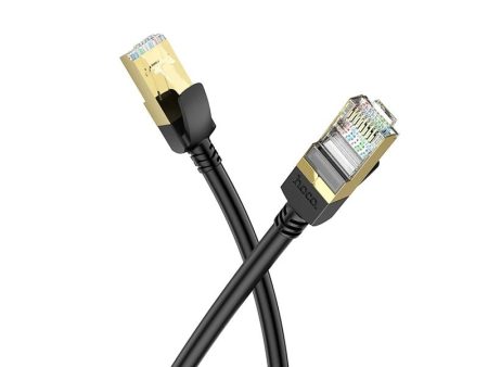 HOCO Gigabit Ethernet Cable - CAT6   5 Meters   Black For Sale