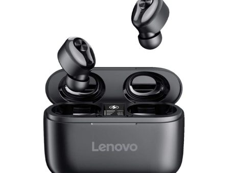 Lenovo HT18 Wireless Earbuds - Bluetooth   10 Meter   Black Supply