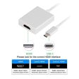 USB-C to HDMI Adapter - USB-C   HDMI   External Video Adapter   White For Sale