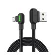 Mcdodo 90 Degree Light Cable - 1.2 Meters   Micro-USB   Black Supply