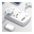 Ldnio Power Strip USB Socket - 2 Way   USB-A   USB-C   White Discount