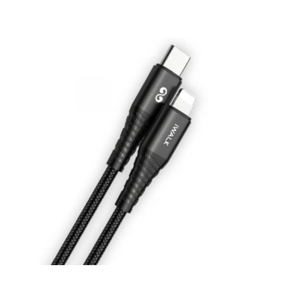 iWALK Twister PD Ultra Flexible Charge And Sync Cable - USB-C To Lightning   1 Meter   18W   Black Online