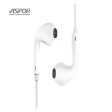 Aspor A212 Wired Earphone - Wired   1.2 Meters   3.5mm   White For Discount